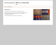 Website Jura Intensiv Wolf u. Partner Rechtsanwälte
