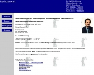 Bild Rechtsanwalt Dr. Wilfried Hasse