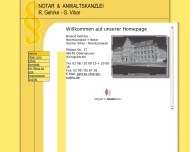 Website Gehrke R. , Vihar G. Notar und Rechtsanwälte