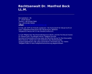 Bild Bock Manfred Dr. Rechtsanwalt