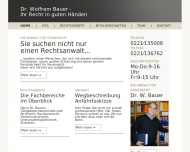 Rechtsanwalt Dr. W. Bauer Koeln