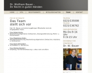 Website Bauer Wolfram Dr. Rechtsanwalt