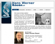 Bild Rechtsanwalt Hans Werner Bauer