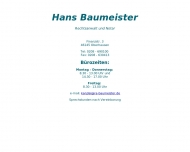 Rechtsanwalt Baumeister, Oberhausen