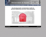 Website Balicki Dariusz Rechtsanwalt