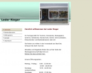 Bild Leder Rieger, Inh. Ernst Ludwig Rieger e.K.