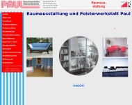 Website Raumausstattung Paul