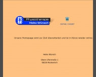 Bild PHYSIOTHERAPIE Heike Wünsch