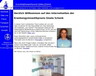 Bild Krankengymnastik Bobath-Therapie Schenk Gisela
