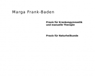 Bild Praxis fr Krankengymnastik - Marga FRANK-BADEN