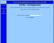 Website funcional Verwaltung