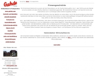 Website Gahde Klaus Schlachterei