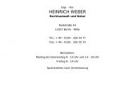 Bild Weber Heinrich Rechtsanwalt und Notar