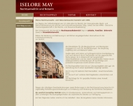 Website May Iselore Rechtsanwältin u. Notarin