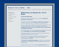 Bild Dr. Tom Oliver Bader