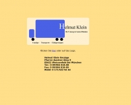 Website Klein Helmut M�beltransporte