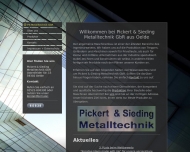 Bild Pickert und Sieding GbR Metalltechnik