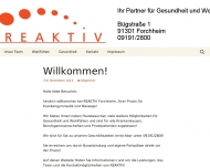 Bild Rupert Weber Krankengymnastik Reaktiv