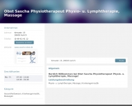 Bild Obst Sascha Physiotherapeut Physio- u. Lymphtherapie, Massage