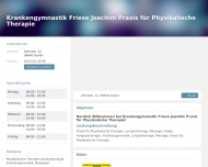 Bild Krankengymnastik Friese Joachim Praxis fr  Physikalische Therapie