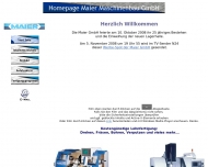 Bild Maier GmbH Maschinen und Werkzeugbau
