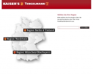 Website K-LOG Kaiser's Tengelmann Logistik- und Dienstleistungsgesellschaft