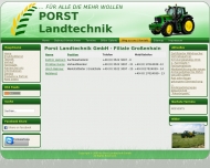 Website Porst Landtechnik