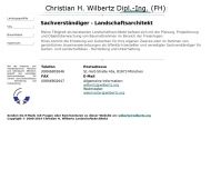 Bild Wilbertz Christian H. Dipl.-Ing. Landschaftsarchitekt BDLA