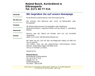 Bild Roland Busch, Kurierdienst u. Eiltransporte Wuppertal