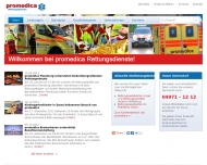 Website Promedica Rettungsdienst