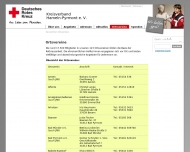 Website Deutsches Rotes Kreuz Ges. f. soz. Einrichtungen DRK-Kreisverb. HM-Pyrm. g