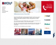 Website Wolf Sanitär-, und Heizungstechnik
