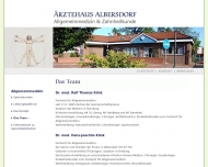 Website Klink Hans Joachim Dres.Med. u. Thomas Dres.med. Fach�rzte f�r Allgemeinmedizin