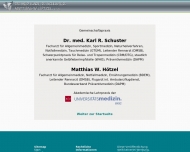 Bild Schuster K.R. , Htzel M.W Gemeinschaftspraxis fr Allgemeinmedizin