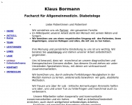 Website Bormann Klaus Facharzt f. Allgem.Med.