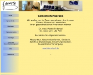 Website Federsel Martin Dr.med. , Prill Ute Dr.med. Ärzte für Allgemeinmedizin