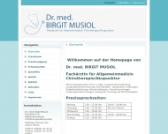 Bild Musiol Birgit Dr.med. Fachrztin fr Allgemeinmedizin
