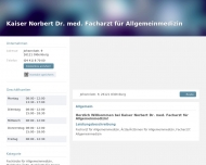 Bild Kaiser Norbert Dr. med. Facharzt fr Allgemeinmedizin