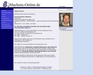 Bild Machens Roman Dr. med. Allgemeinmedizin Naturheilverfahren Praxis