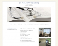 Website Weissberg Ruth Dr.med. praktische Ärztin ambulante Operationen