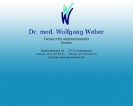 Bild Weber Wolfgang Dr.med. Arzt fr Allgemeinmedizin