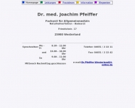 Bild Pfeiffer Joachim Dr.med. Arzt fr Allgemeinmedizin Badearzt