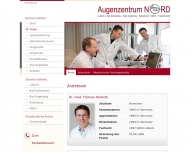 Website Menke Tim Dr. med. Augenzentrum Nord