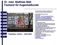 Bild Dr. med. Matthias Malt, Augenarzt in Kln: Augenheilkunde, Lasik ...