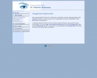 Website Hartmann Matthias Dr. Facharzt f�r Augenheilkunde