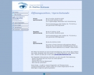 Website Hartmann Matthias Dr. Facharzt f�r Augenheilkunde