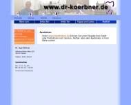 Website K�rbner I. Dr. Oralchirurgie