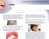 Website Prechtel Peter Dr. Zahnarzt Oralchirurg Implantologie