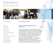 Website Buck Christoph Dr.med. Arzt für Orthopädie Sportmedizin u. Chirotherapie , Praxis