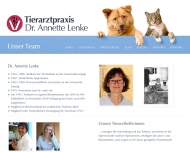 Website Lenke Annette Dr.med.vet. Tierärztin